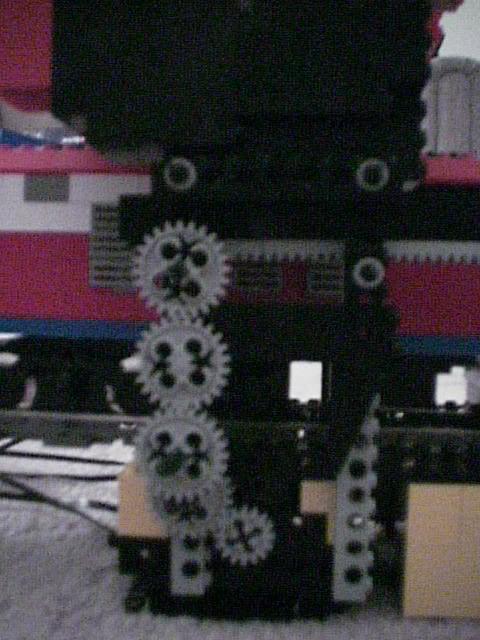 close up of gears and rack drive